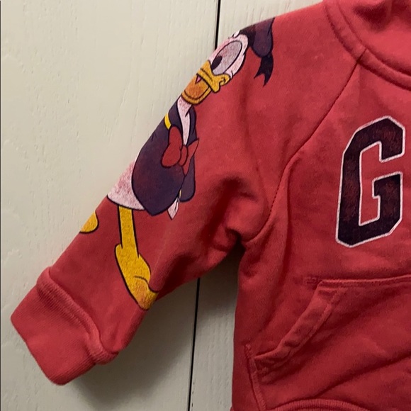 GAP Mickey Mouse & Donald Duck Red Hoodie - Picture 5 of 9